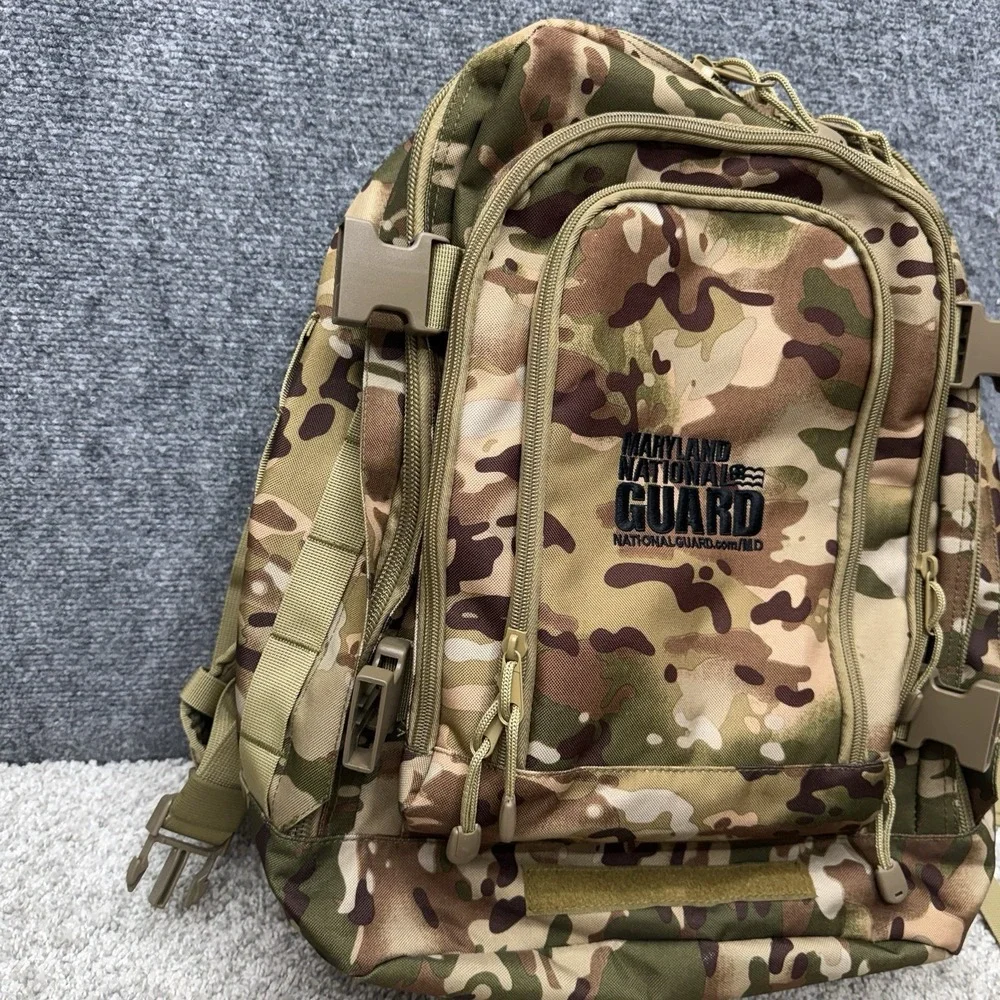Sparta Gear‎ 3 Day Stretch Backpack Maryland National Guard bag Camo Tactical